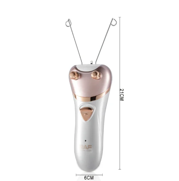 ماكينة إزالة شعر الوجه بالخيط RAF  – لاسلكية وقابلة للشحن USB