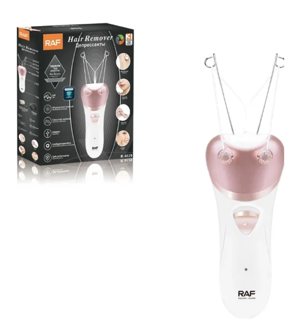 ماكينة إزالة شعر الوجه بالخيط RAF  – لاسلكية وقابلة للشحن USB