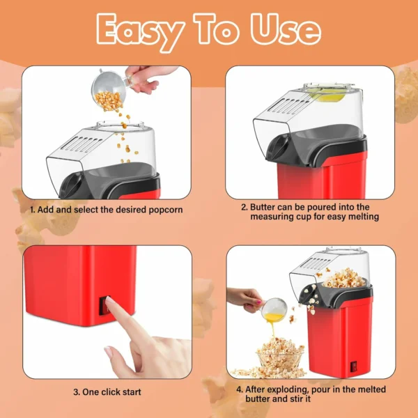 ماكينة بوشار بالهواء الساخن بقدرة 1200 واط – بدون زيت (2) ماكينة بوشار بالهواء الساخن بقدرة 1200 واط – بدون زيت