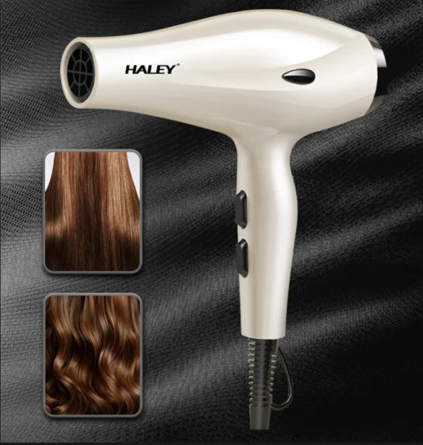 مجفف شعر كهربائي بقدرة 2200 واط – سيراميك تورمالين للتجفيف والتصفيف