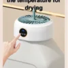 مجفف ملابس كهربائي محمول 360° – تسخين سريع مع مؤقت حتى 8 ساعات (5) مجفف ملابس كهربائي محمول 360° – تسخين سريع مع مؤقت حتى 8 ساعات