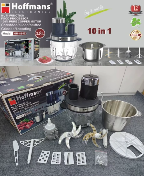 محضرة طعام 10 في 1من Hoffmans سعة 3.8 لتر – 1800 واط