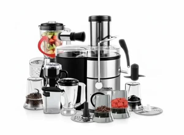 محضرة طعام 11 في 1 متعددة الوظائف مع خلاط وعصارة بقوة 800 واط