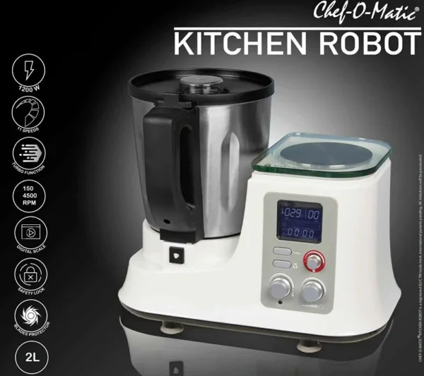 محضرة طعام متعددة الوظائف Gourmet Cook GC-1 مع خاصية الطبخ صناعة ألمانية