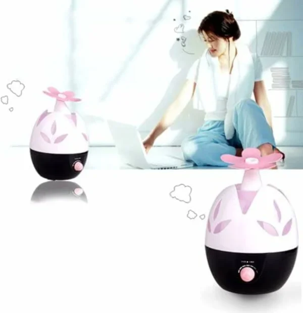 مرطب هواء بالموجات فوق الصوتية بشكل زهرة YX-08 – بخار بارد وهدوء تام (1) مرطب هواء بالموجات فوق الصوتية بشكل زهرة YX-08 – بخار بارد وهدوء تام