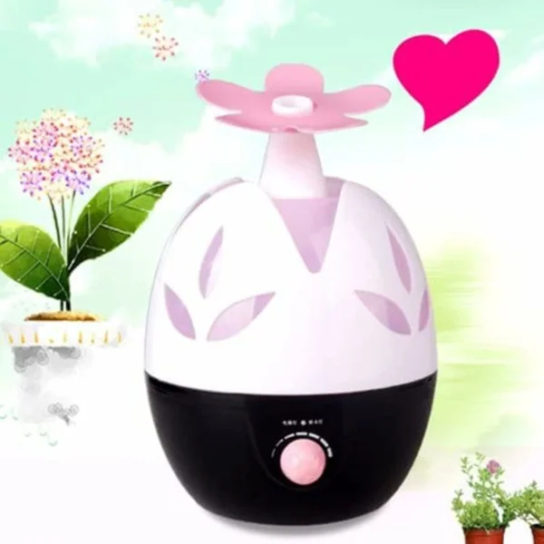 مرطب هواء بالموجات فوق الصوتية بشكل زهرة YX-08 – بخار بارد وهدوء تام (6) مرطب هواء بالموجات فوق الصوتية بشكل زهرة YX-08 – بخار بارد وهدوء تام