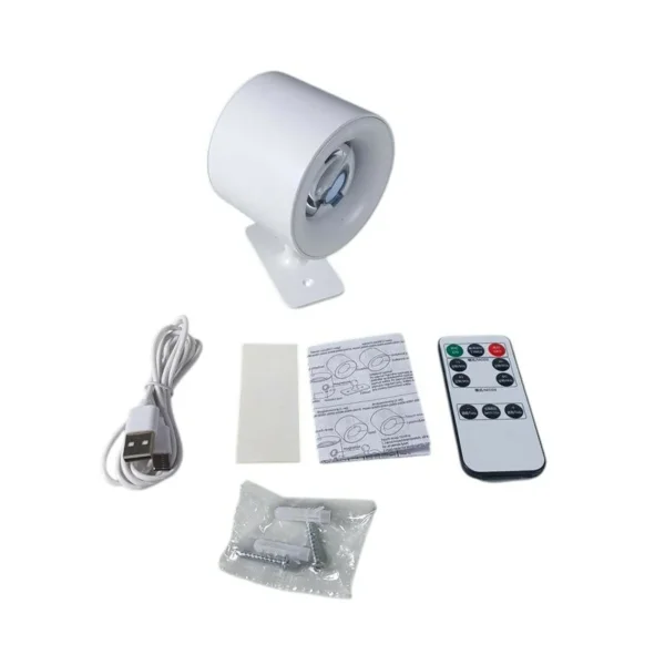 مصباح قراءة مغناطيسي لاسلكي قابل للشحن 1800mAh مع ريموت