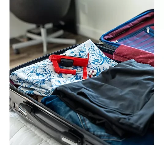 مصدّ باب مع إنذار محمول – قفل باب للسفر مانع للسرقة لأمان الفندق والمنزل