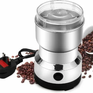 مطحنة قهوة وبهارات كهربائية Goldfruit من الستانلس ستيل بسعة 50 غم