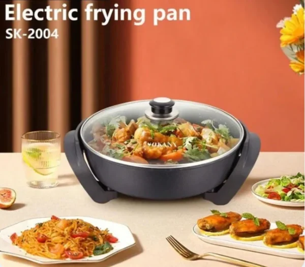 مقلاة كهربائية Sokany بقوة 1500 واط متعددة الاستخدام