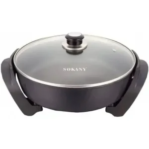 مقلاة كهربائية Sokany بقوة 1500 واط متعددة الاستخدام