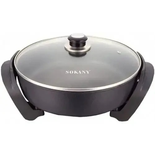 مقلاة كهربائية Sokany بقوة 1500 واط متعددة الاستخدام