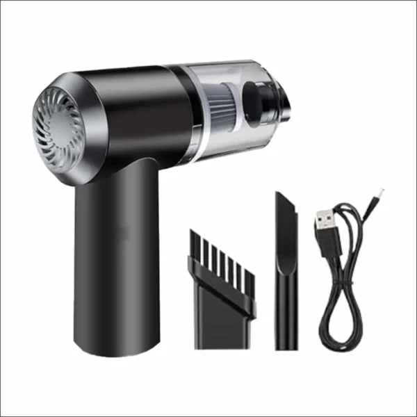 مكنسة كهربائية صغيرة 3 في 1 – مكنسة و منفاخ لاسلكي بقوة شفط 9000 باسكال