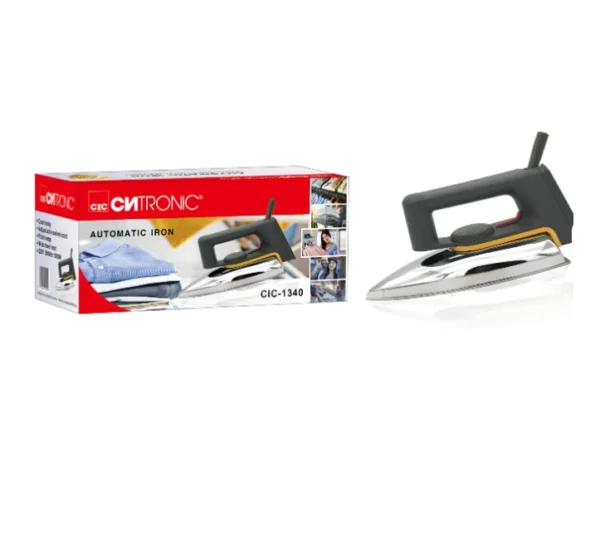 مكواة جافة Clatronic  – قدرة 1200 واط للتحكم الدقيق بالحرارة