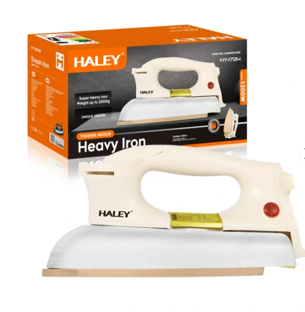 مكواة كهربائية ثقيلة للكي الجاف بقاعدة غير لاصقة لإزالة التجاعيد بكفاءة عالية