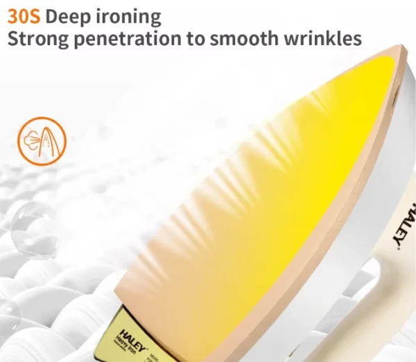 مكواة كهربائية ثقيلة للكي الجاف بقاعدة غير لاصقة لإزالة التجاعيد بكفاءة عالية