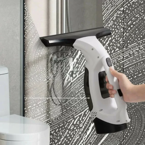 منظف نوافذ لاسلكي  HY-4603 بقدرة شفط عالية وخزان ماء 150 مل