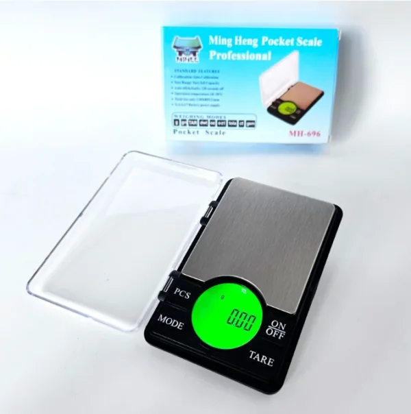 ميزان جيب رقمي Ming Heng  بدقة 0.1 جم وسعة 600 جم