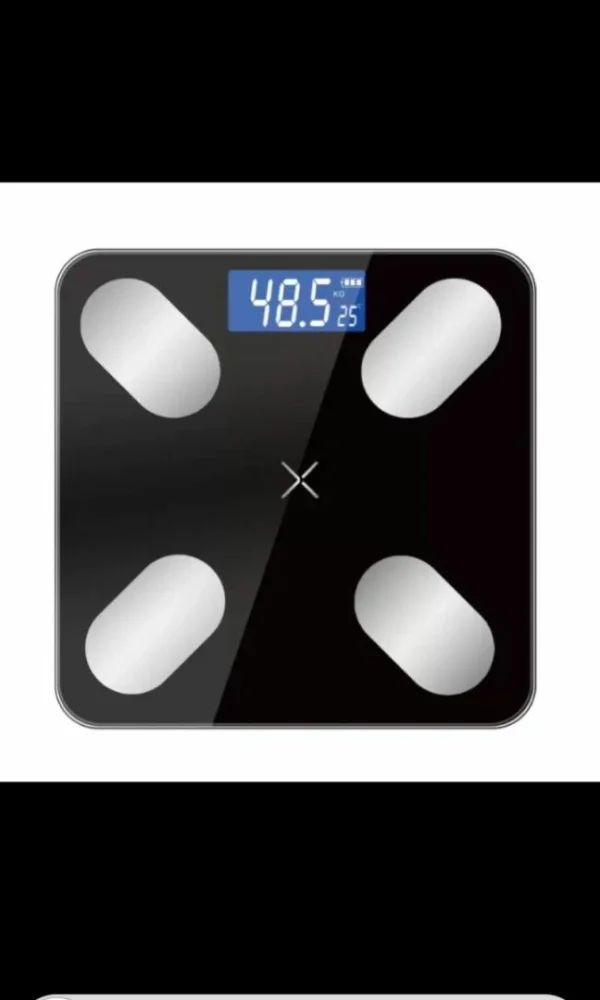 ميزان وزن ذكي مع بلوتوث لقياس الوزن ونسبة الدهون – حتى 180 كغ