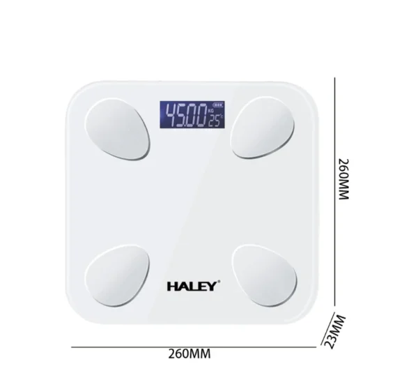 ميزان وزن رقمي شخصي بسعة 180 كجم – شاشة LCD وزجاج مقسّى