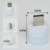 Mini USB Night Light Warm مصباح ضوء USB ليلي صغير إضاءة لون صحراوي – 5 قطع