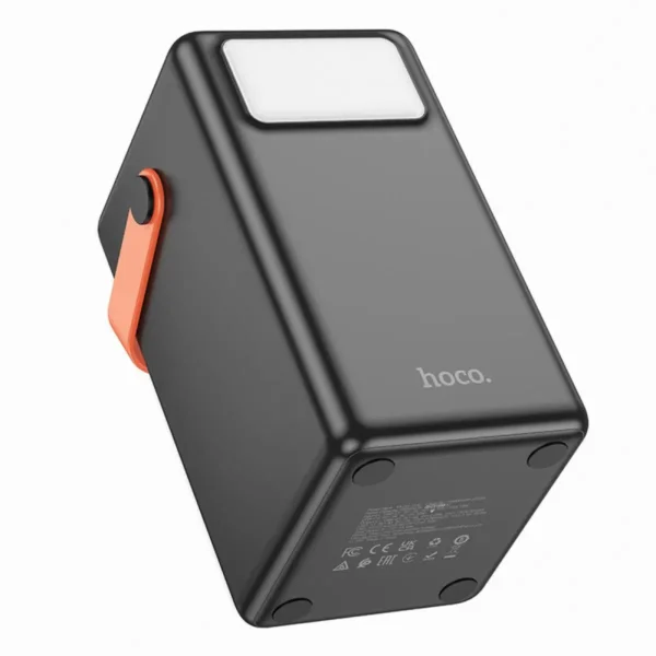 باور بانك Hoco سعة 100000m Ah و كشاف 8 منافذ (Type-C + 6 USB)