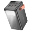 باور بانك Hoco سعة 100000m Ah و كشاف 8 منافذ (Type-C + 6 USB)