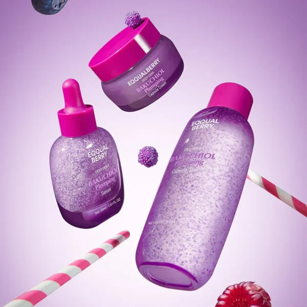 بكج شد البشرة ريتينول نباتي EQQUALBERRY Deep Cera Bakuchiol Plumping Skincare Set مكافحة التجاعيد- منتجات كورية (1) بكج شد البشرة ريتينول EQQUALBERRY Deep Cera Bakuchiol Plumping Skincare Set مكافحة التجاعيد- منتجات كورية
