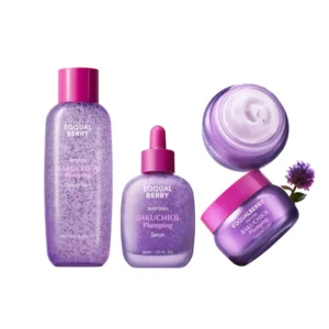 بكج شد البشرة ريتينول EQQUALBERRY Deep Cera Bakuchiol Plumping Skincare Set مكافحة التجاعيد- منتجات كورية