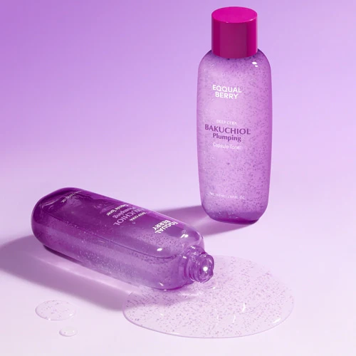 تونر شد البشرة ريتينول النباتي EQQUALBERRY Bakuchiol Plumping Capsule Toner - منتجات كورية