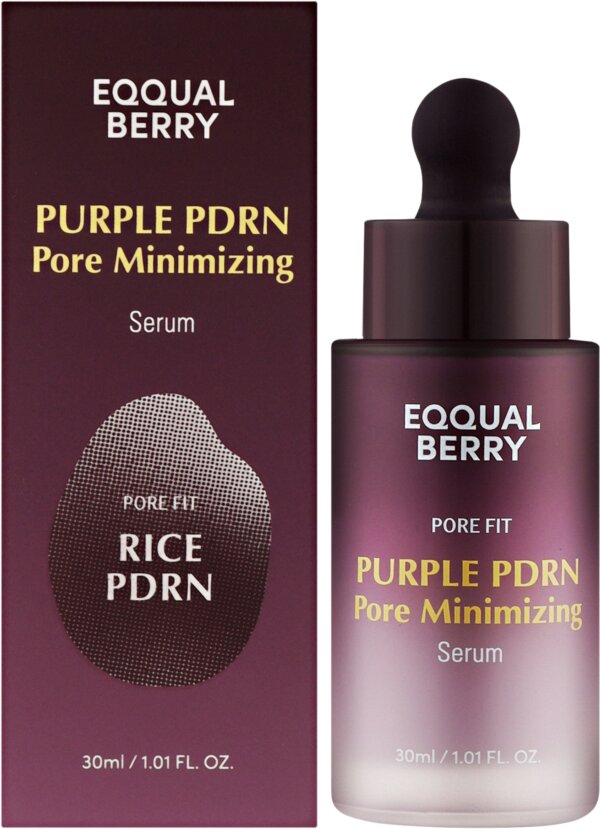 سيروم الارز مع الكولاجين EQQUALBERRY Purple + Rice PDRN Pore Minimizing Serum - منتجات كورية