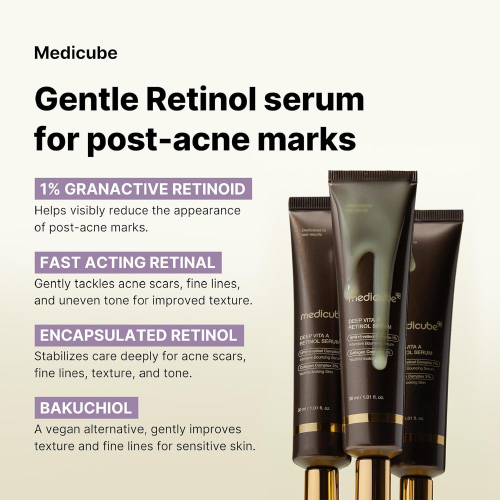 سيروم الريتينول  Medicube Deep Vita A Retinol Serum تجديد ومكافحة التجاعيد - منتجات كورية