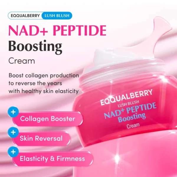 كريم كولاجين وشد البشرة ومكافحة التجاعيد  EQQUALBERRY NAD+ Peptide Boosting Cream - منتجات كورية