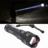 كشاف يدوي LED عالي القوة قابل للشحن USB-C – مقاوم للماء احترافي للطوارئ والتخييم (8) كشاف يدوي LED عالي القوة قابل للشحن USB-C – مقاوم للماء احترافي للطوارئ والتخييم