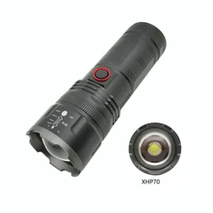 كشاف يدوي LED فائق القوة قابل للشحن Type-C مع باور بانك مع زووم تلسكوبي (8) كشاف يدوي LED فائق القوة قابل للشحن Type-C مع باور بانك و زووم تلسكوبي