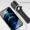 كشاف يدوي LED قابل للشحن USB بقدرة عالية 1000 لومن مقاوم للماء IP65 (3) كشاف يدوي LED قابل للشحن USB بقدرة عالية 1000 لومن مقاوم للماء IP65