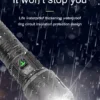 كشاف يدوي LED قابل للشحن USB بقدرة عالية 1000 لومن مقاوم للماء IP65 (6) كشاف يدوي LED قابل للشحن USB بقدرة عالية 1000 لومن مقاوم للماء IP65