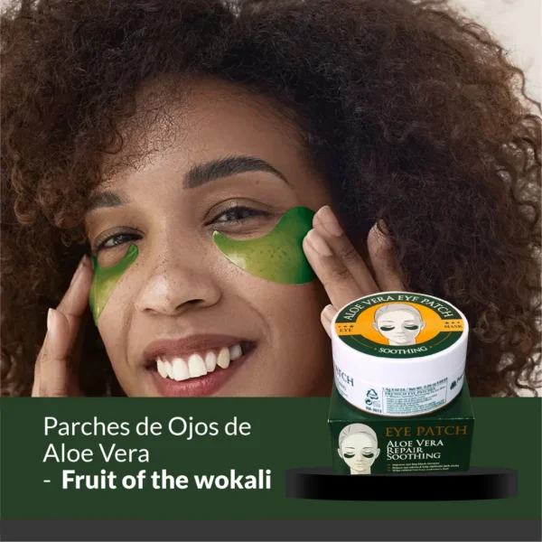 لاصقات العيون ألوفيرا Wokali Aloe Vera Eye Patch – ترطيب وتهدئة لمنطقة تحت العين (60 قطعة) (7) لاصقات العيون ألوفيرا Wokali Aloe Vera Eye Patch – ترطيب وتهدئة لمنطقة تحت العين (60 قطعة)