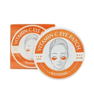 لاصقات العيون بفيتامين C من Wokali Vitamin C Eye Patch – تفتيح وترطيب لمنطقة تحت العين (60 قطعة)
