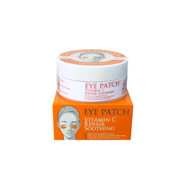 لاصقات العيون بفيتامين C من Wokali Vitamin C Eye Patch – تفتيح وترطيب لمنطقة تحت العين (60 قطعة)