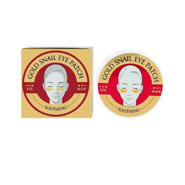 لاصقات العيون بالكولاجين وذهب الحلزون Wokali Gold Snail Eye Patch  (60 قطعة)