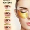 لاصقات العيون بالكولاجين وذهب الحلزون Wokali Gold Snail Eye Patch  (60 قطعة)