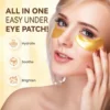 لاصقات العيون بالكولاجين وذهب الحلزون Wokali Gold Snail Eye Patch  (60 قطعة)