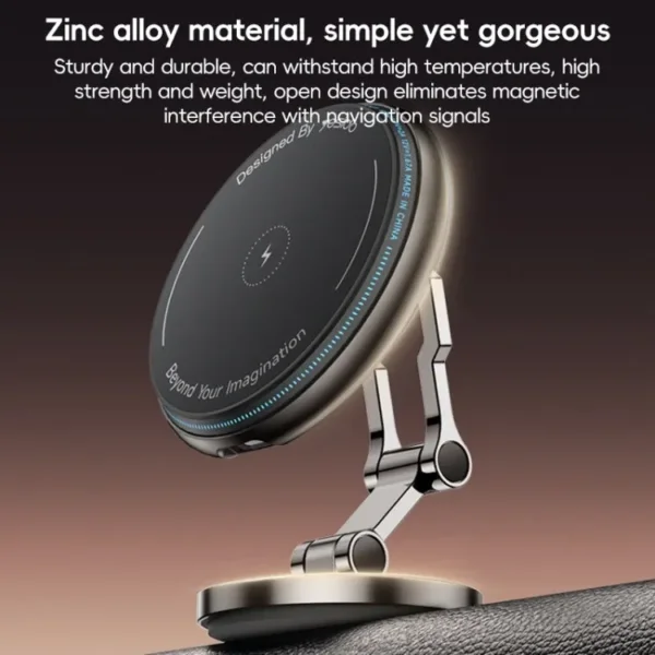 حامل شاحن لاسلكي 15W لسيارة YESIDO C306