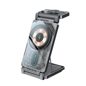 DS25 من YESIDO شاحن لاسلكي قابل للطي 3 في 1