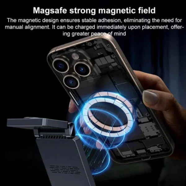 DS25 من YESIDO شاحن لاسلكي قابل للطي 3 في 1