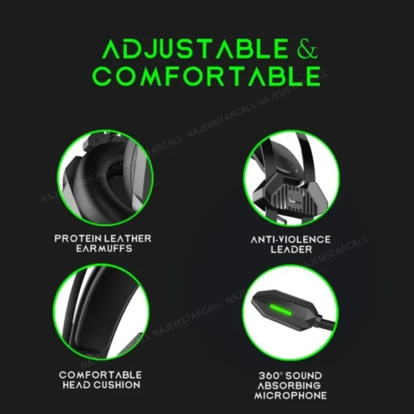 YESIDO EK03 Gaming Headset سماعة ألعاب بصوت واضح