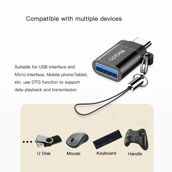 GS07 OTG Adapter من YESIDO | MICRO OTG USB 3.0