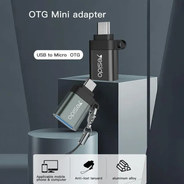 GS07 OTG Adapter من YESIDO | MICRO OTG USB 3.0