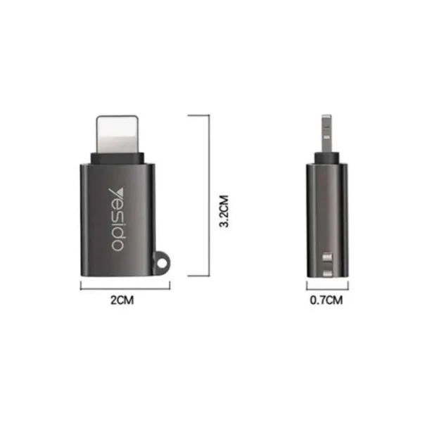 GS14 OTG Adapter من YESIDO محول Lightning إلى USB